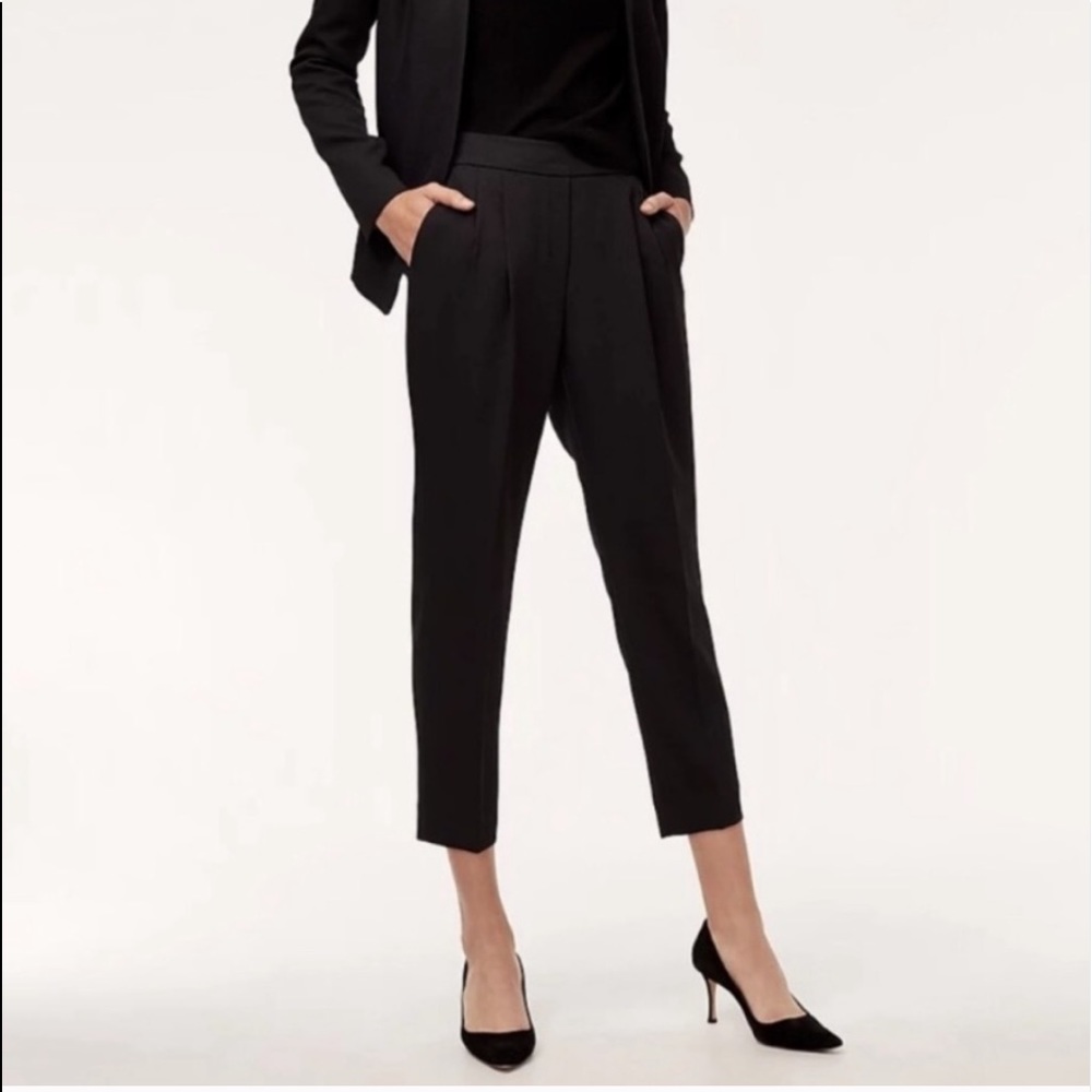 Aritzia Babaton “Cohen” cropped dress pant.